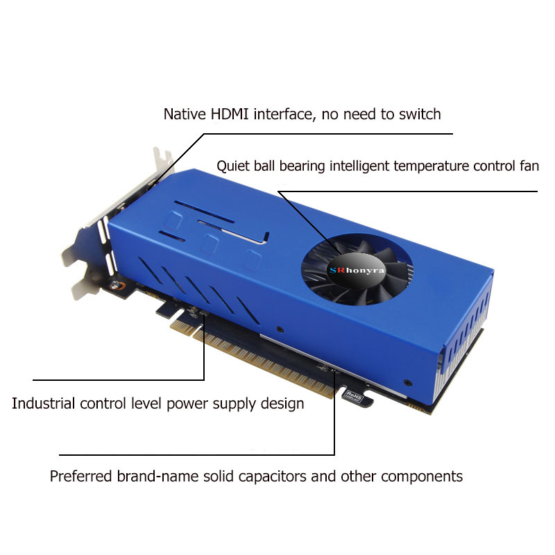 SRhonyra GeForce GTX1660S 1050 - огляд і ціна 4 Hdmi Multi Monitor Video Card 4K