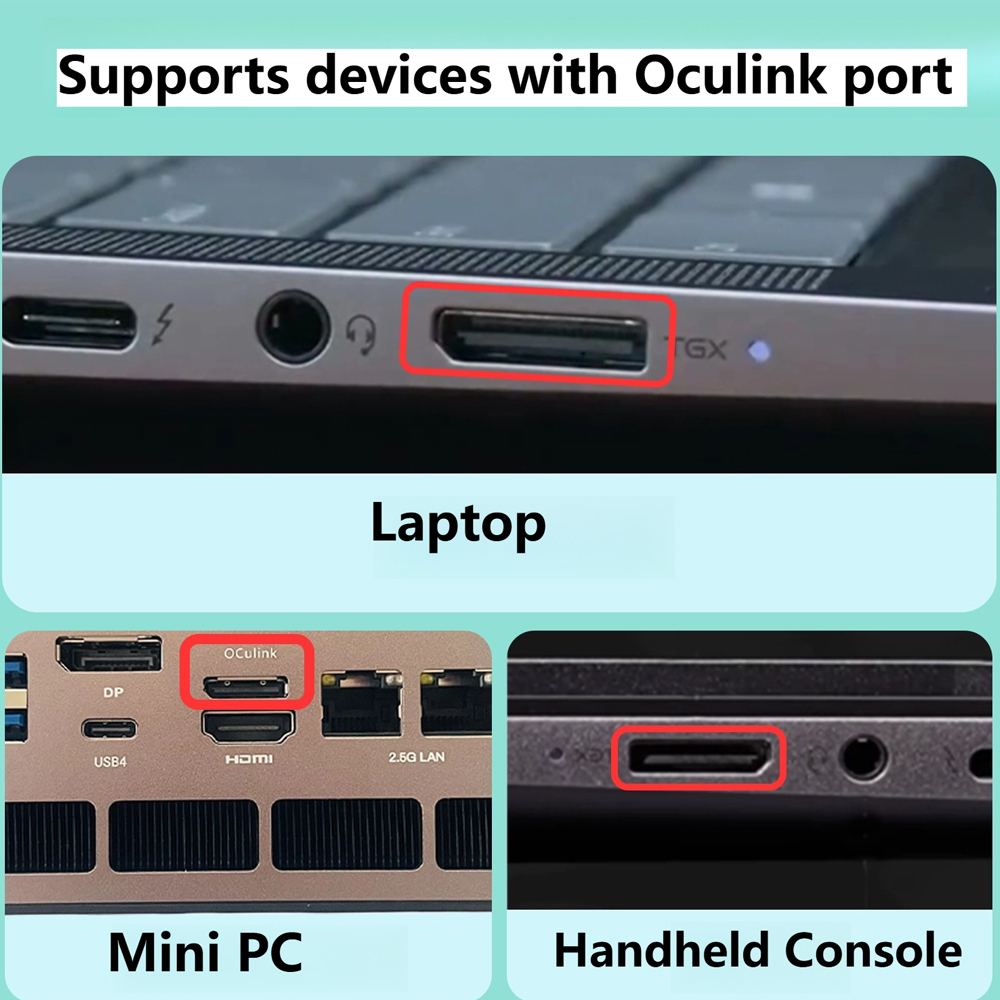 Oculink eGPU Graphics Card Doc - огляд і ціна Oculink Egpu Dock Graphics Card