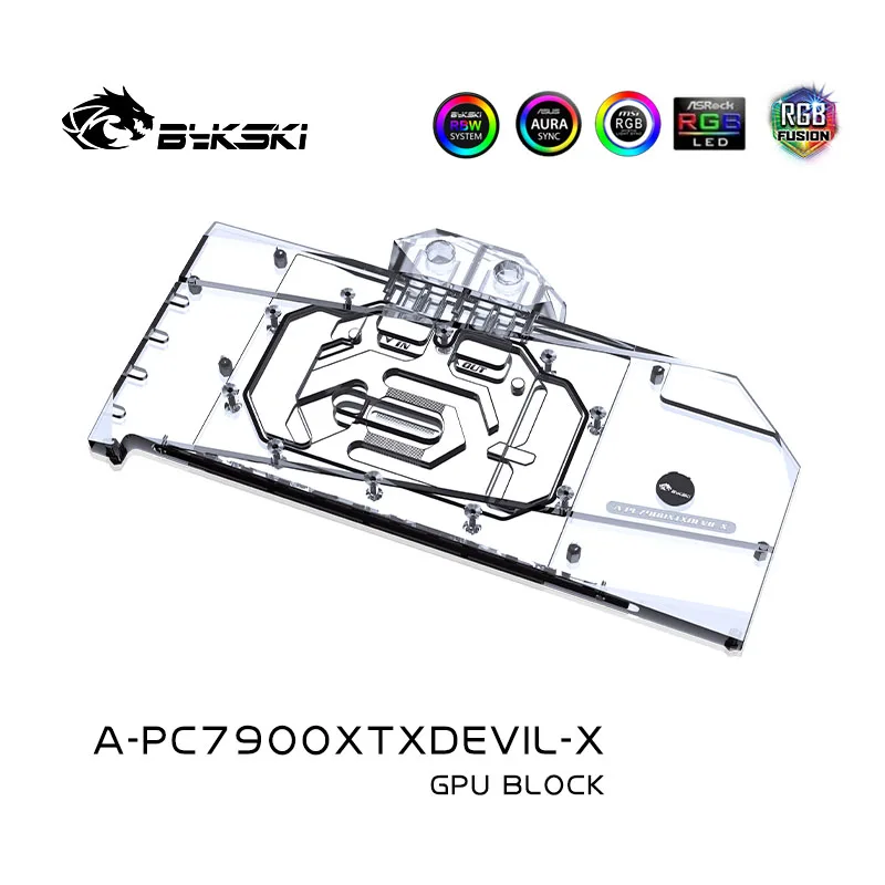Bykski A-PC7900XTXDEVIL-X GPU  - огляд і ціна Rx 7900 Xtx 24Gb Video Card