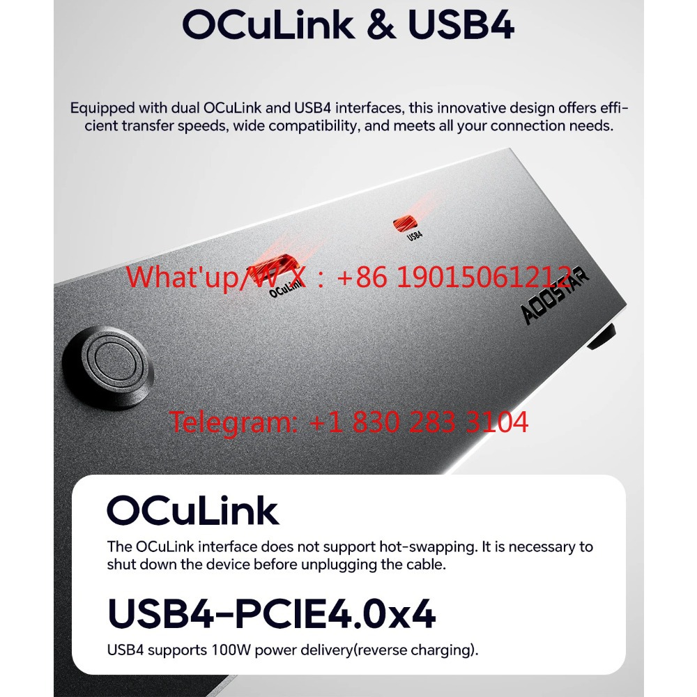 AOOSTAR AG02 External Graphics - огляд і ціна Oculink Egpu Dock Graphics Card