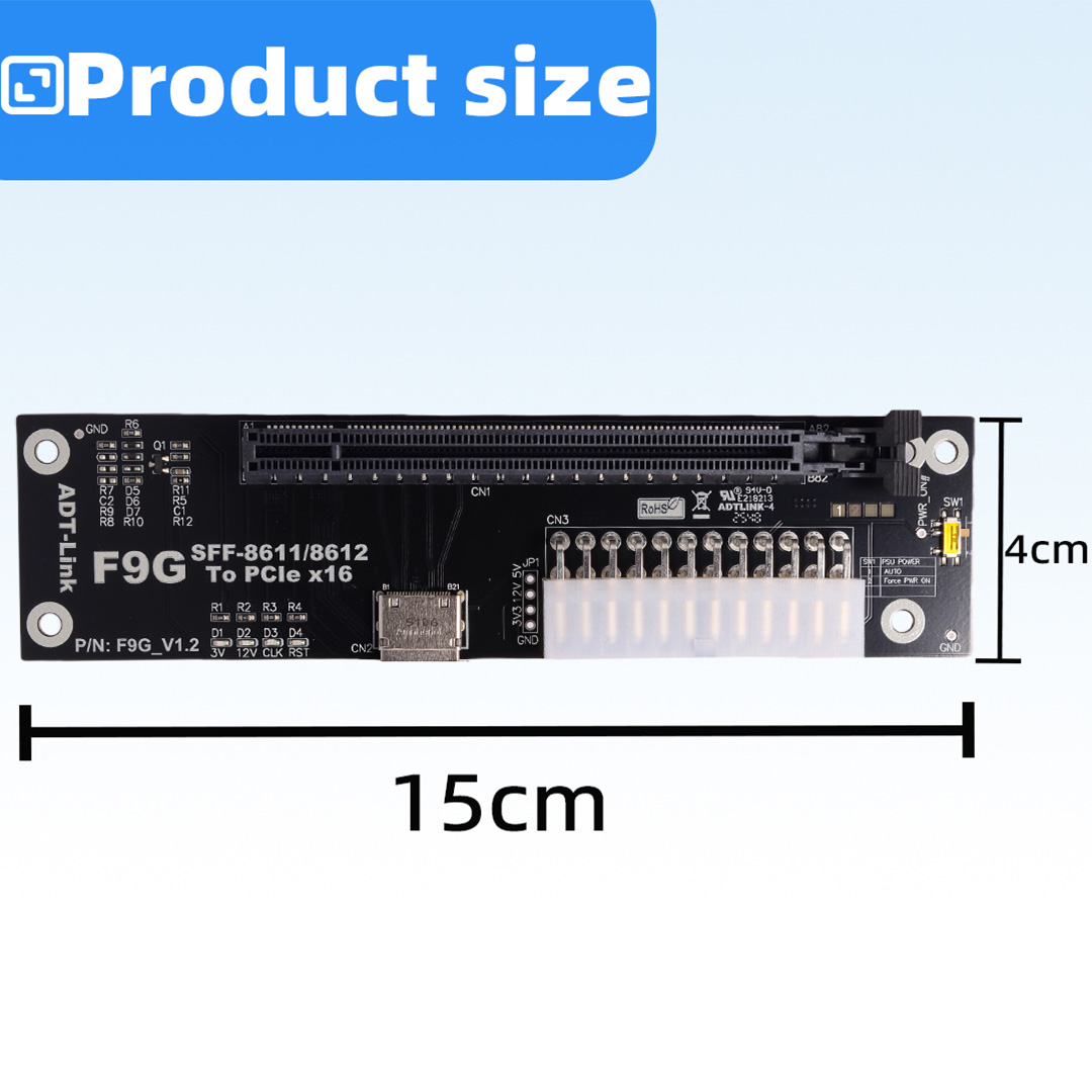 OCuLink SFF-8611 /8612 to PCIe - огляд і ціна Oculink Egpu Dock Graphics Card