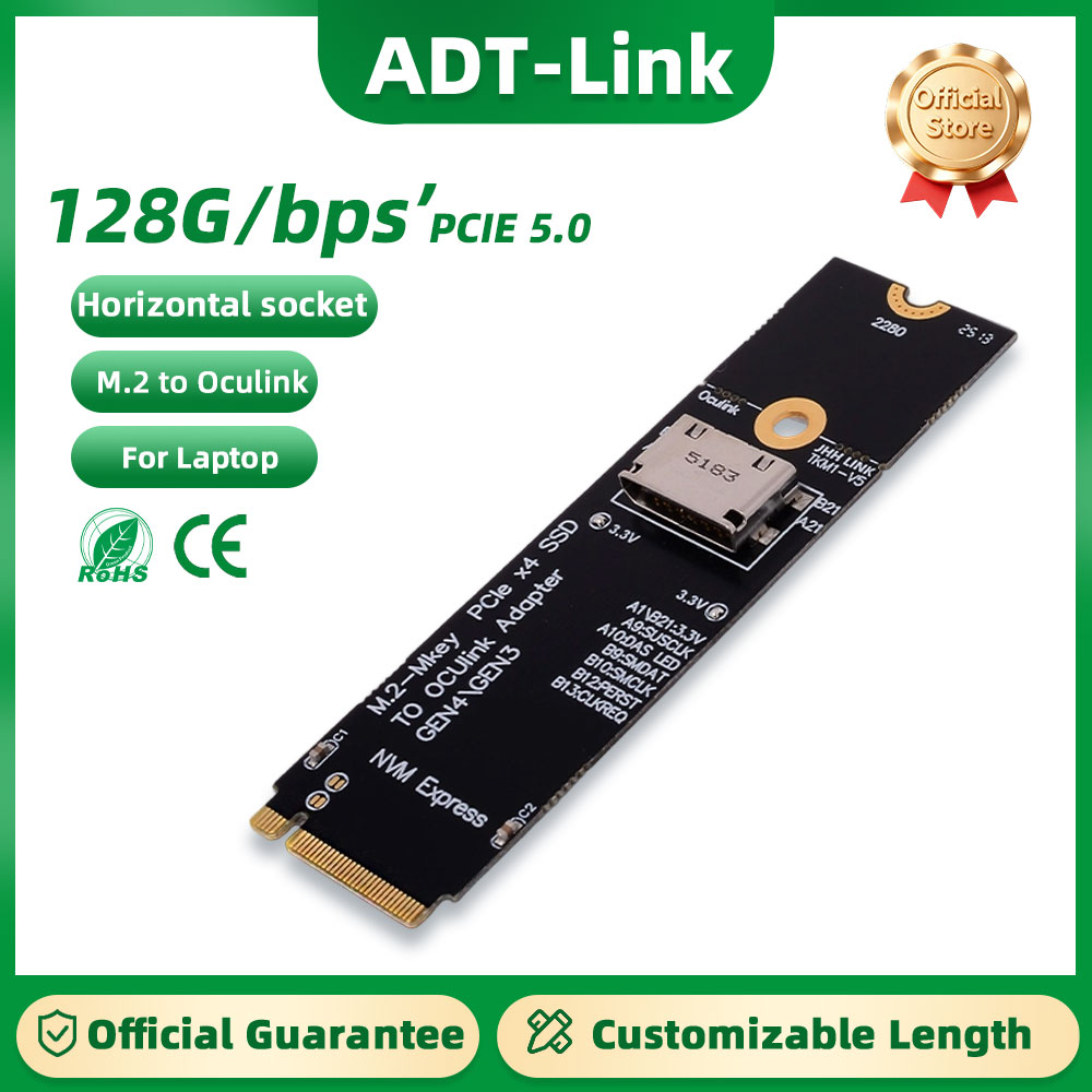 ADT-Link PCIe 5.0 X4 to OCuLin - огляд і ціна Oculink Egpu Dock Graphics Card
