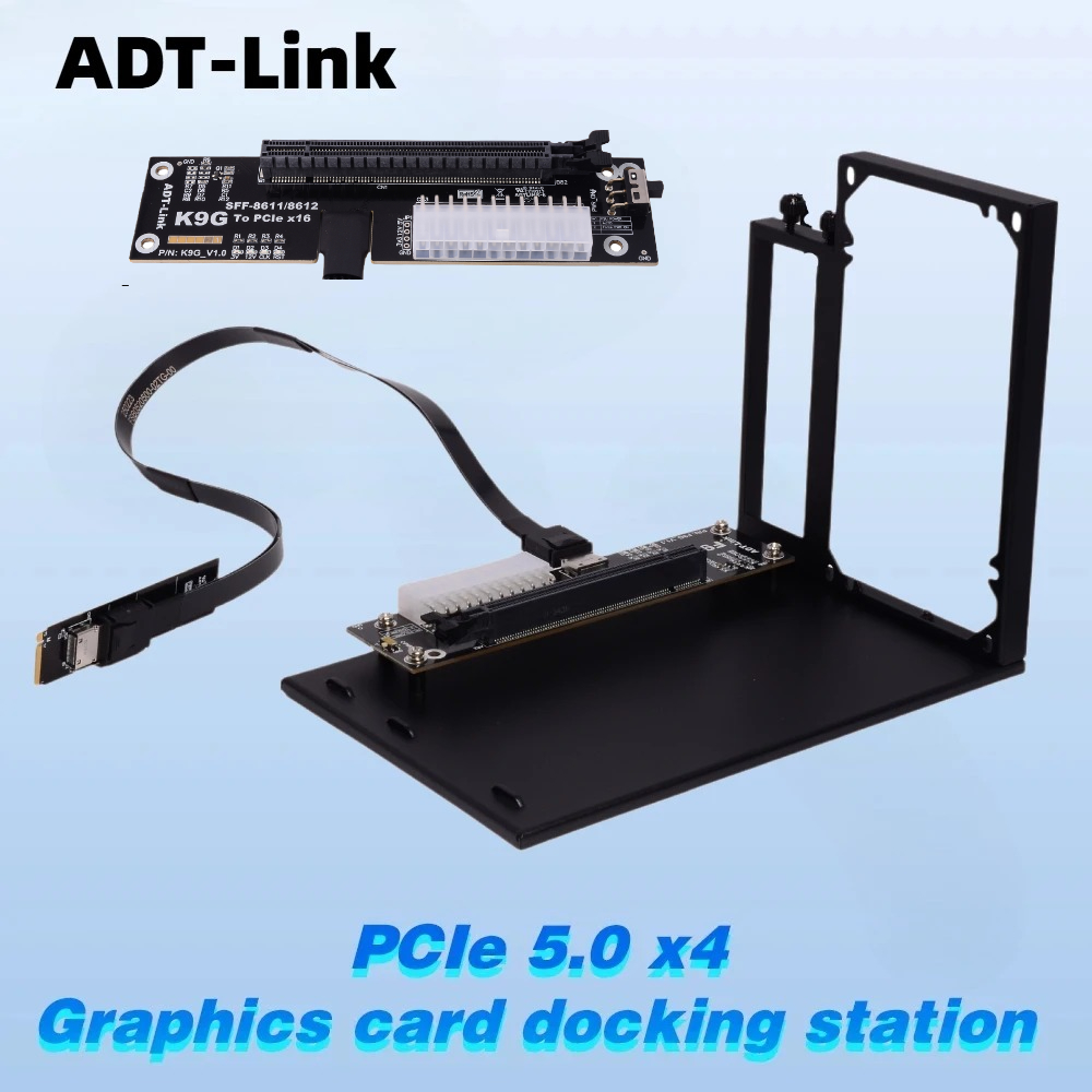 ADT-Link PCIe 5.0 4.0 128Gbps  - огляд і ціна Oculink Egpu Dock Graphics Card