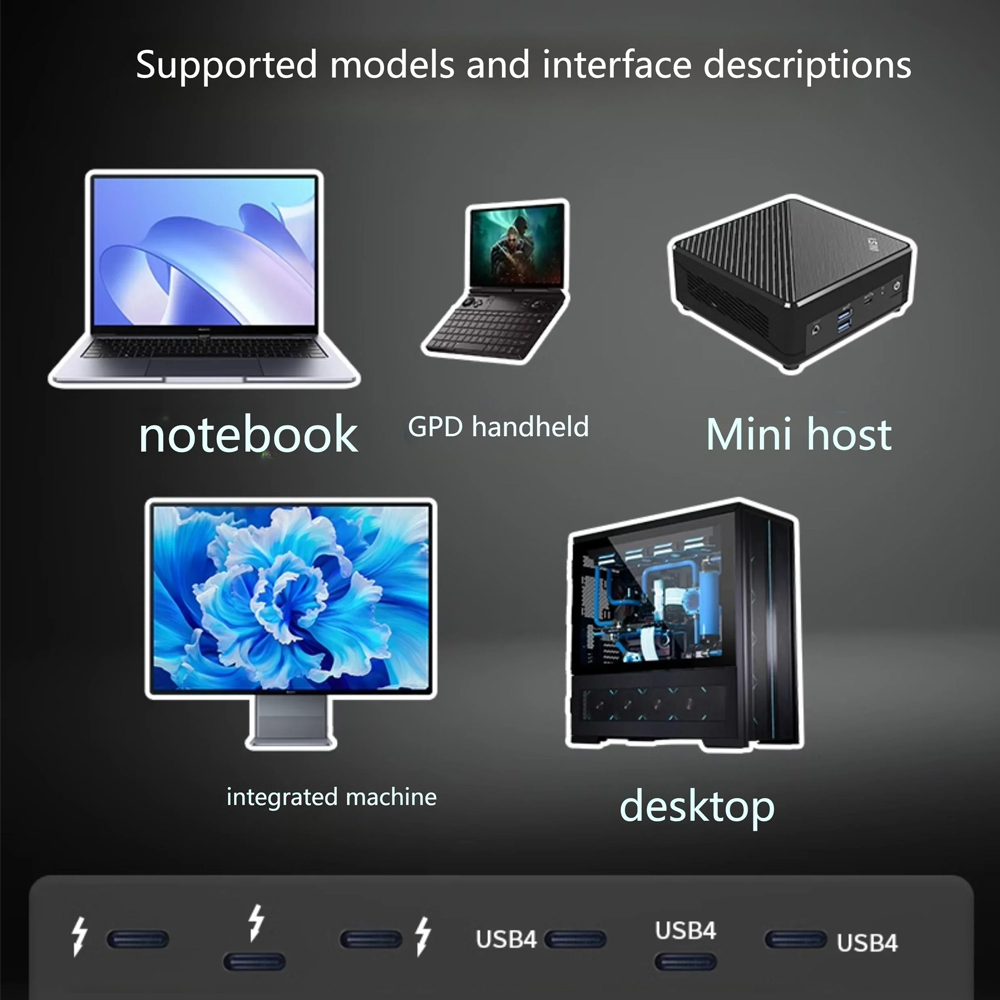 Oculink Thunderbolt USB4 Adapt - огляд і ціна Oculink Egpu Dock Graphics Card